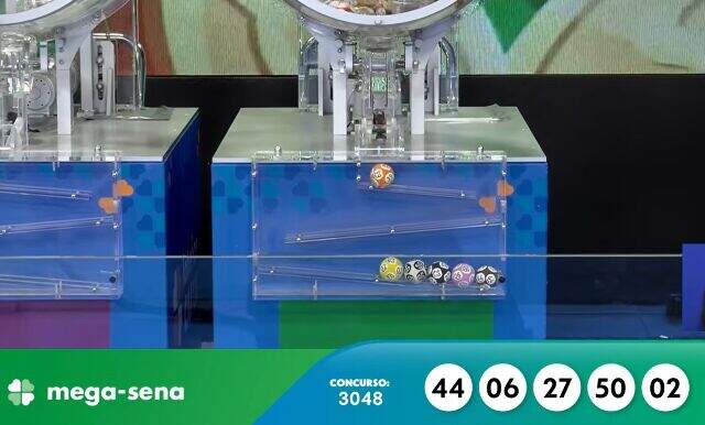 "Confira as dezenas da Mega-Sena de R$ 57 milhões sorteadas neste domingo"