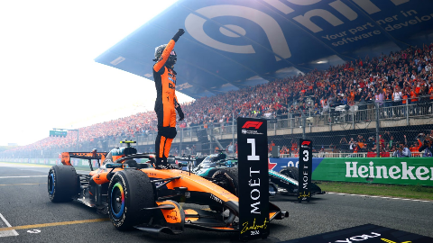 Norris vence GP da Holanda em corrida com chuva e caos; Bortoleto chega em 13&ordm;