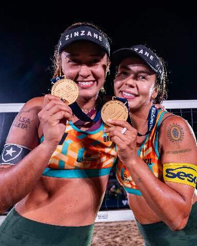 Atleta de Ivinhema &eacute; campe&atilde; de etapa do Circuito Mundial de v&ocirc;lei