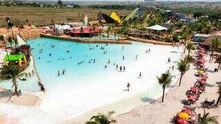 Praia no MS e novas atra&ccedil;&otilde;es: Eco Park amplia lazer na Capital