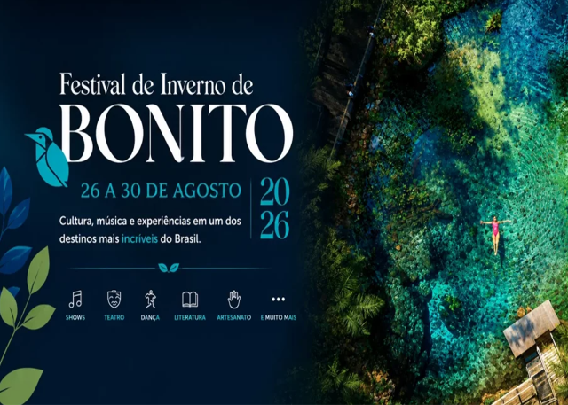 Festival de Inverno une cultura e natureza em Bonito