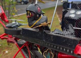Amaril levou 10 anos para montar bicicleta turbinada do Flamengo Amaril levou 10 anos para montar bicicleta turbinada do Flamengo
