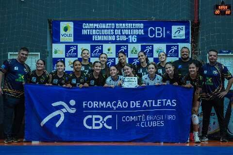 Campo Grande V&ocirc;lei vence duas e avan&ccedil;a &agrave; 2&ordf; fase do Brasileiro Sub-16