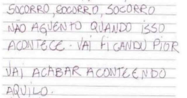 "Socorro, socorro, socorro": di&aacute;rio de Fab&iacute;ola relata medo e controle do marido