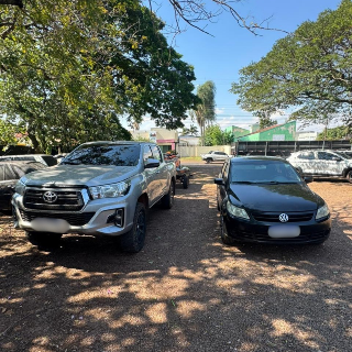 Pol&iacute;cia prende dupla suspeita de tr&ecirc;s assaltos na MS-164, em Ponta Por&atilde;