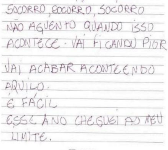 "Socorro, socorro, socorro": di&aacute;rio de Fab&iacute;ola relata medo e controle do marido
