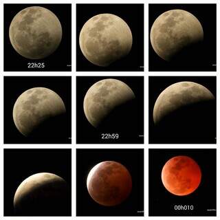 Deitado no estacionamento, fot&oacute;grafo captura eclipse em Campo Grande