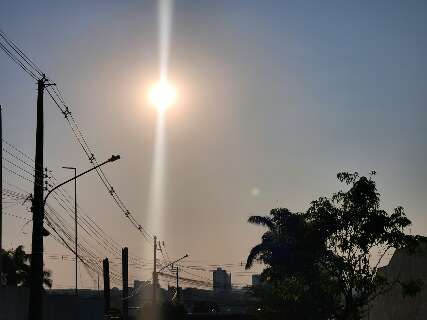 Calor de 40&ordm;C marca s&aacute;bado com alerta de tempestade no sul de MS