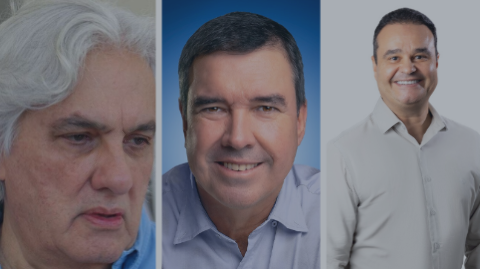 Candidatos ao governo come&ccedil;am a semana com entrevistas, grava&ccedil;&atilde;o e caminhada