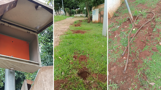 Morador da Esplanada denuncia furto de fios subterr&acirc;neos atr&aacute;s de monumento