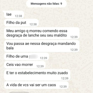 Dono de lanchonete denuncia ameaças após ser associado à morte de jovem Dono de lanchonete denuncia ameaças após ser associado à morte de jovem