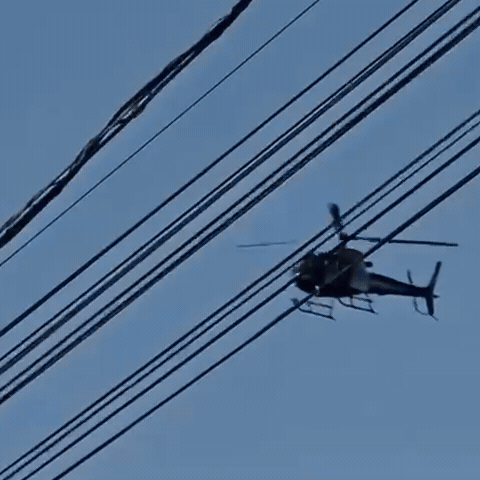 Helic&oacute;ptero sobrevoa Parana&iacute;ba durante opera&ccedil;&atilde;o contra o Comando Vermelho 