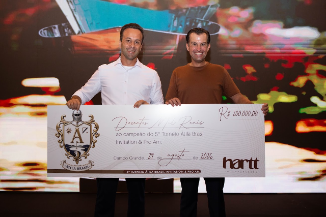 Hartt celebra o golfe no 5&ordm; &Aacute;tila Brasil Invitational &amp; Pro-Am