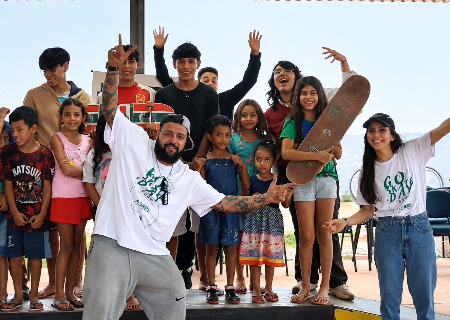 O que sobra para uns vira primeiro skate para crian&ccedil;as da Capital