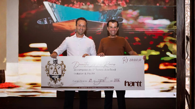 Hartt celebra o golfe no 5&ordm; &Aacute;tila Brasil Invitational &amp; Pro-Am