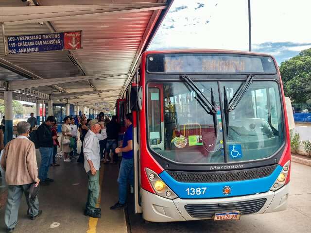 Transporte p&uacute;blico ter&aacute; hor&aacute;rio diferenciado em Campo Grande na 2&ordf; feira 