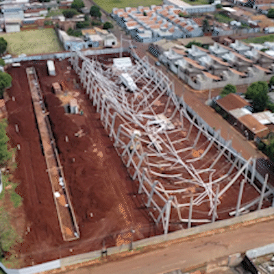 Veja como ficou a obra que desabou no Aero Rancho