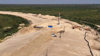 Acesso paraguaio &agrave; Ponte Bioce&acirc;nica alcan&ccedil;a 3 km de aterro hidr&aacute;ulico