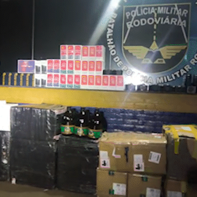 Carga de R$ 827,7 mil em produtos contrabandeados &eacute; apreendida na rodovia