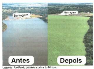 Usina suspende vertimento de plantas no Rio Pardo após pedido do Imasul Usina suspende vertimento de plantas no Rio Pardo após pedido do Imasul