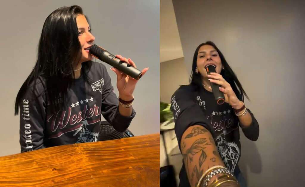 Ana Castela troca palco por karaokê com amigos em Sete Quedas