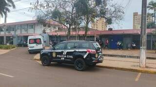 Investigação de furto em escola termina com suspeito baleado por policial civil Investigação de furto em escola termina com suspeito baleado por policial civil