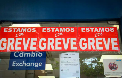 Sem senha para pagar contas, cliente encontra Caixa fechada durante greve