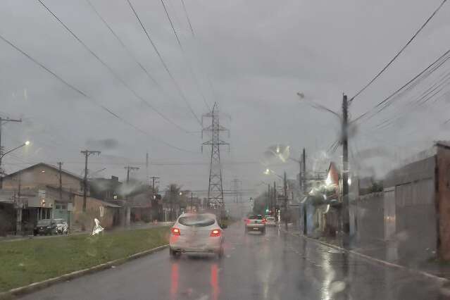 MS ter&aacute; tempestades, granizo e ventos de at&eacute; 100 km/h neste s&aacute;bado
