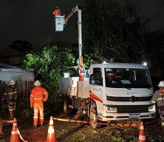Com 800 profissionais nas ruas, Energisa restabeleceu 99% do fornecimento Com 800 profissionais nas ruas, Energisa restabeleceu 99% do fornecimento