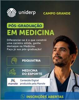 Campo Grande ganha duas pós-graduações exclusivas para médicos Campo Grande ganha duas pós-graduações exclusivas para médicos