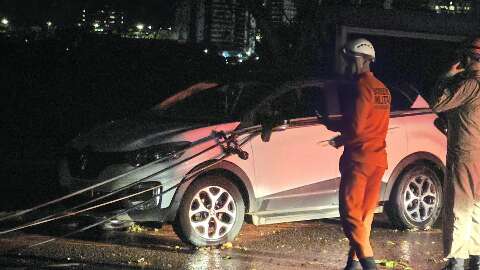 Uma semana ap&oacute;s preju&iacute;zos, Campo Grande volta a ter alerta de tempestade