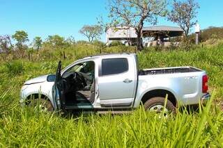 Ciclista fica em estado gravíssimo após ser atingido por Hilux na BR-163 Ciclista fica em estado gravíssimo após ser atingido por Hilux na BR-163