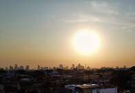 MS ter&aacute; calor de 41&deg;C antes de frente fria trazer temporais e granizo