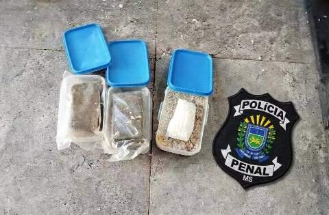 Policiais penais encontram drogas e 52 chips dentro de marmitas na PED