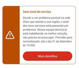 Instabilidade na Claro e Vivo deixa clientes sem internet e telefone em MS Instabilidade na Claro e Vivo deixa clientes sem internet e telefone em MS