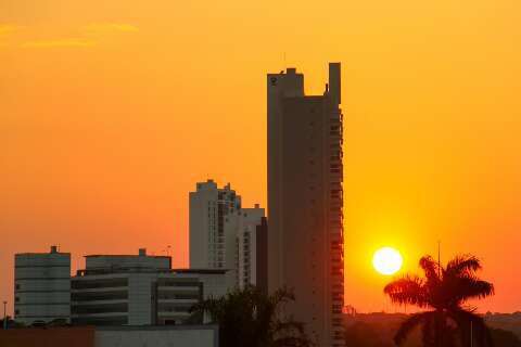 MS enfrenta segunda-feira de at&eacute; 41&deg;C antes da chegada de chuva forte
