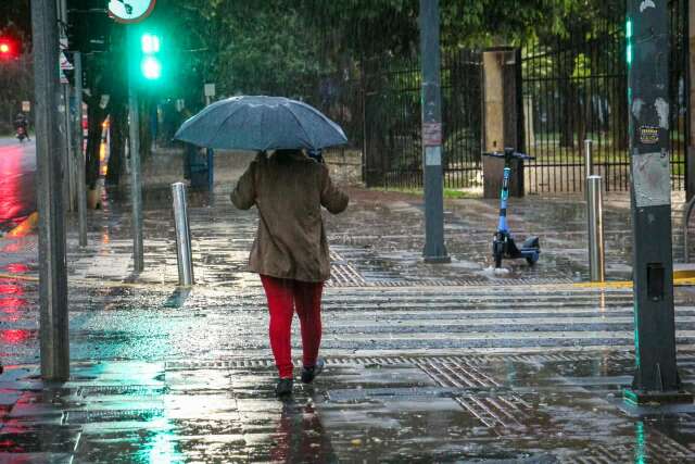 Campo Grande acumula 34,8 mm de chuva em 24 horas