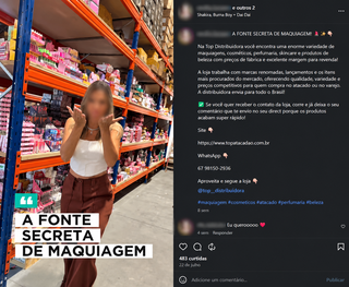 Influenciadores divulgaram alvo de operação para milhões de seguidores Influenciadores divulgaram alvo de operação para milhões de seguidores