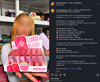 Influenciadores divulgaram alvo de operação para milhões de seguidores Influenciadores divulgaram alvo de operação para milhões de seguidores