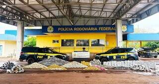 Carga com meia tonelada de maconha e 430 kg de cocaína é apreendida em Miranda Carga com meia tonelada de maconha e 430 kg de cocaína é apreendida em Miranda