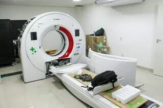 Novo tomógrafo pode dobrar exames no Hospital Alfredo Abrão Novo tomógrafo pode dobrar exames no Hospital Alfredo Abrão