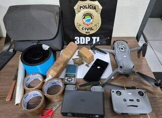 Foragido é preso com drone e maconha que seria lançada em presídio Foragido é preso com drone e maconha que seria lançada em presídio