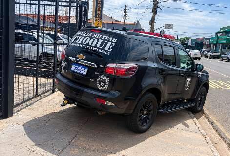 Gaeco cumpre mandados em garagem de ve&iacute;culos na Avenida Bandeirantes