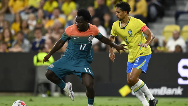 Rayan marca no fim, e Brasil empata com a Austr&aacute;lia em amistoso ap&oacute;s a Copa
