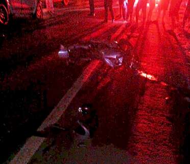 Motociclista morre ao bater de frente com caminhonete na BR-376