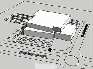 Tiradentes terá complexo comercial com supermercado, academia e flats Tiradentes terá complexo comercial com supermercado, academia e flats