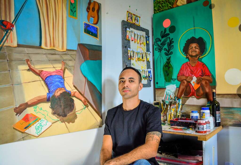 O que permanece da infância? Artista busca resposta em 21 pinturas