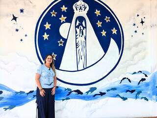 Como &eacute; Nossa Senhora? Crian&ccedil;as respondem com tinta e imagina&ccedil;&atilde;o