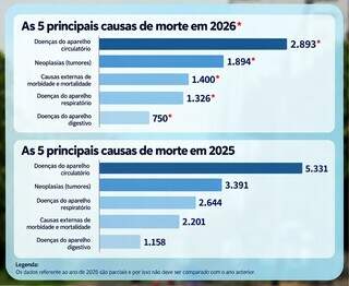 C&acirc;ncer e doen&ccedil;as do cora&ccedil;&atilde;o lideram interna&ccedil;&otilde;es e mortes em Mato Grosso do Sul