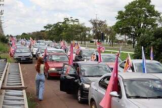 "Time do Lula&rdquo; em MS encerra campanha com apoiadores das Moreninhas ao Centro